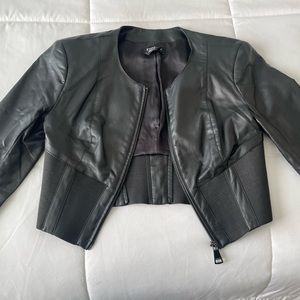 BeBe Black Leather Jacket